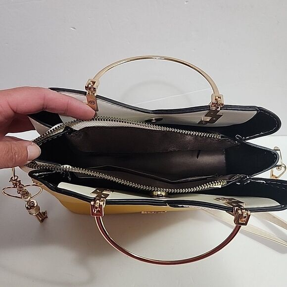 Leather Satchel Handbag Women Crossbody Purse Shoulder Messenger  Bag Yellow - Picture 10 of 11